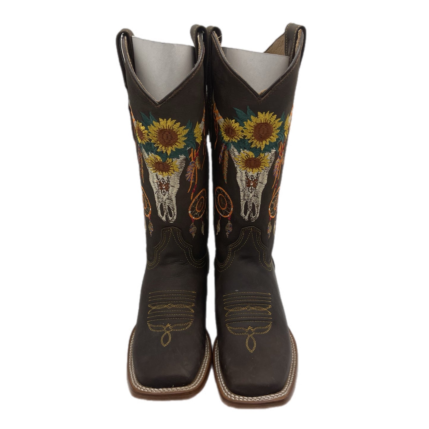 Women Sunflower Textured Boots