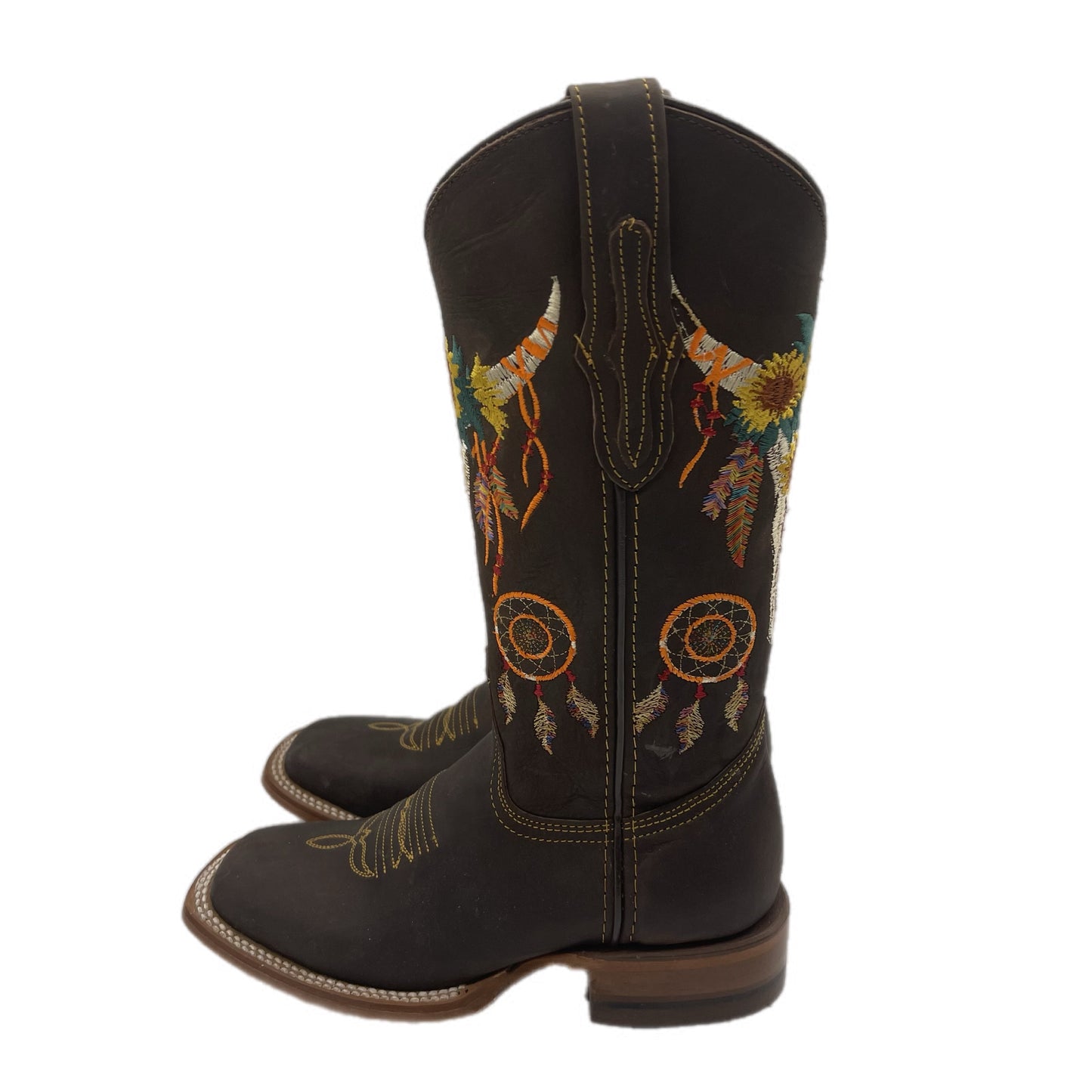 Women Sunflower Textured Boots