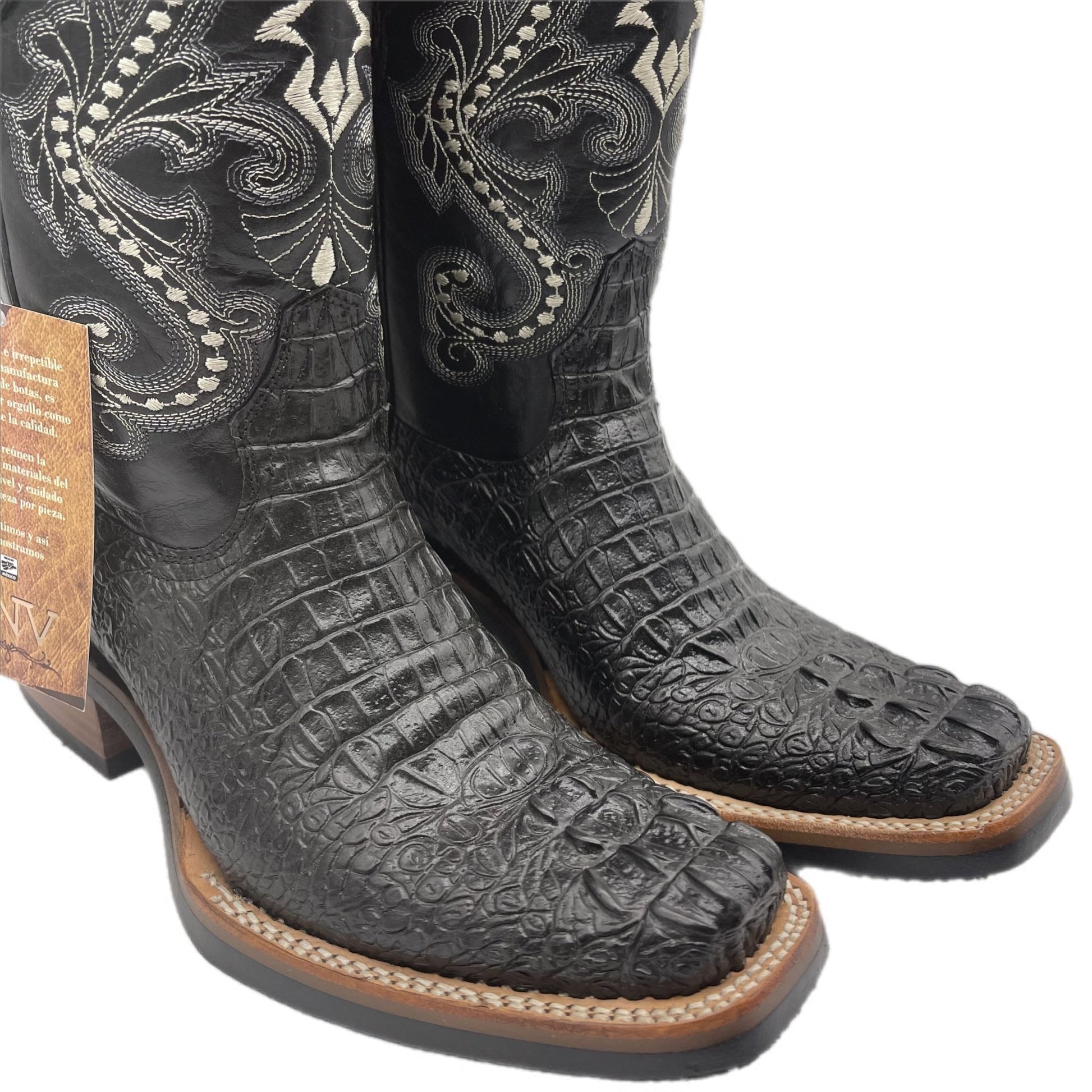 Black Leather Boots - Frontera Western Wear