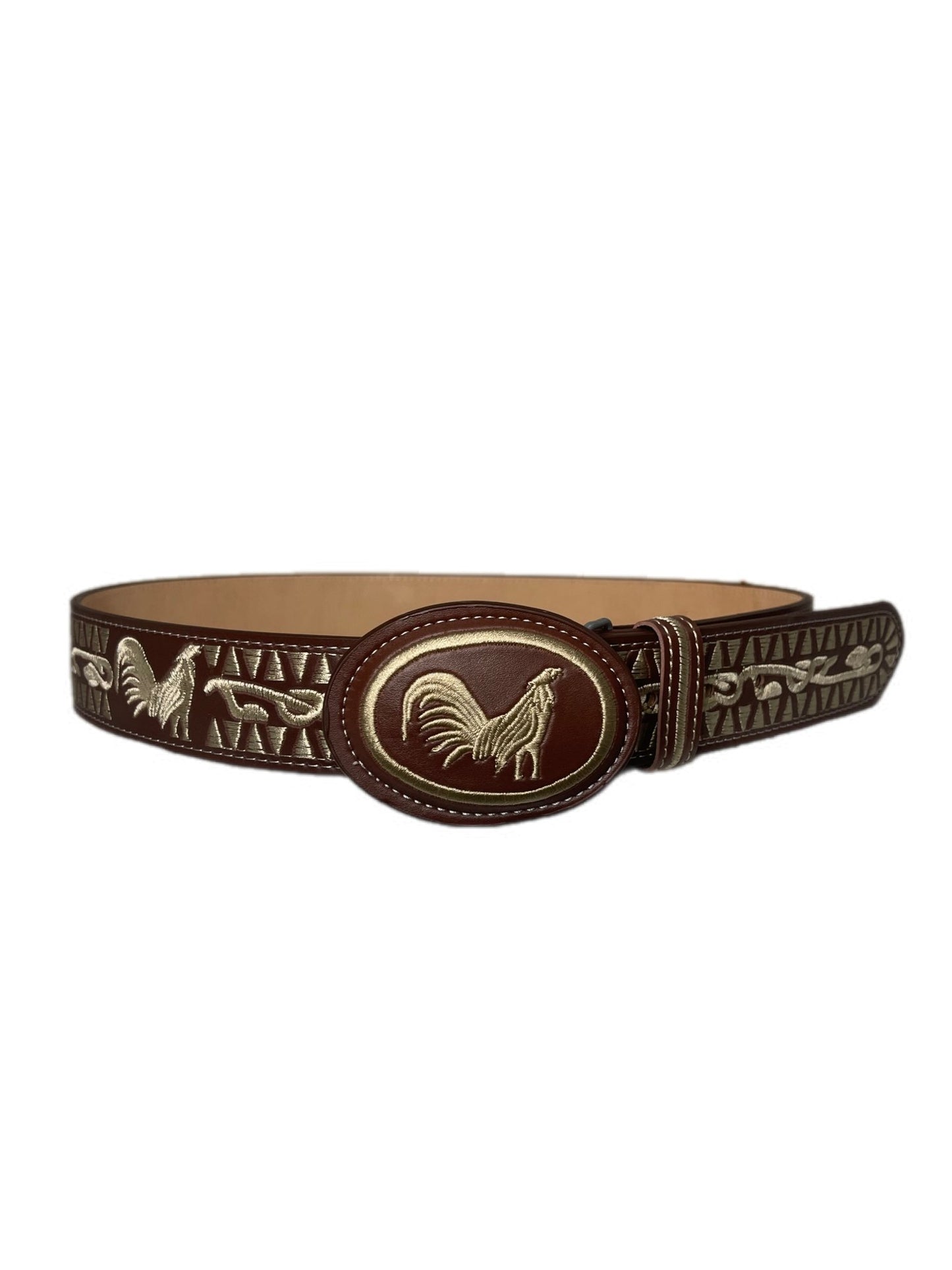 Brown Belt White Roster - Frontera Western Wear